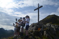 Vor dem Legerle (2527 m) bei Virgen
